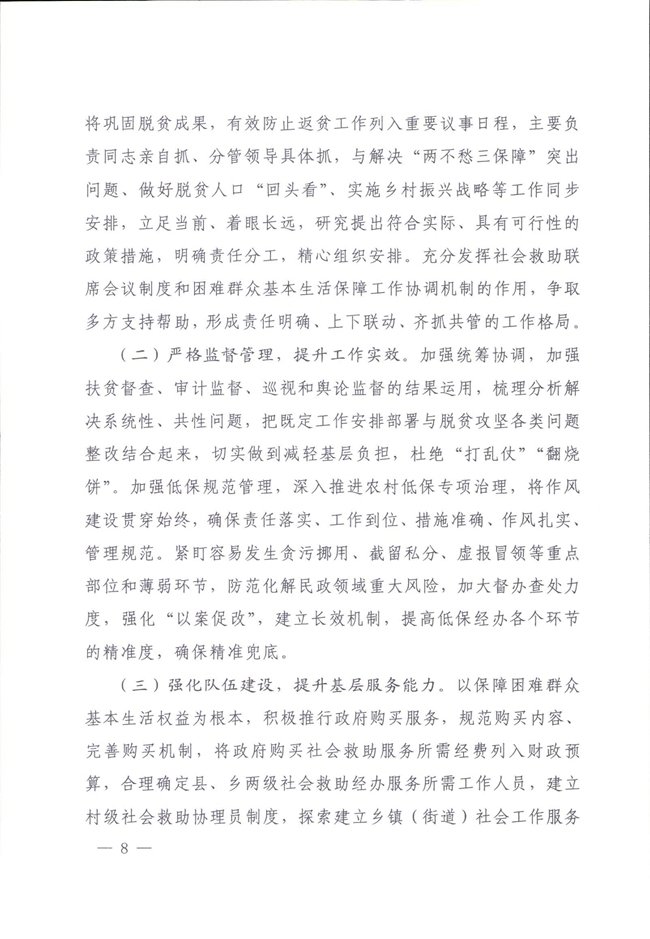 河南省民政廳關(guān)于鞏固脫貧成果有效防止返貧的實施意見_00008